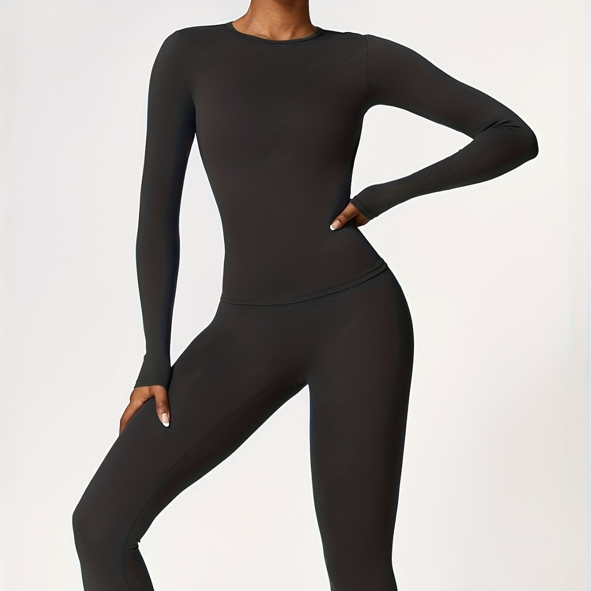 Fitness Yoga Pilates - Conjunto de ioga justo e slim,