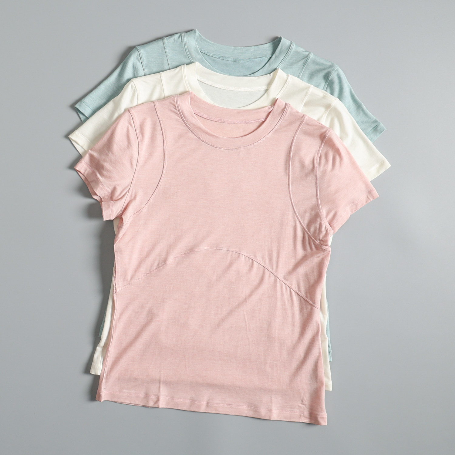 Pilates Yoga Morning - Camiseta de ioga respirável e fina