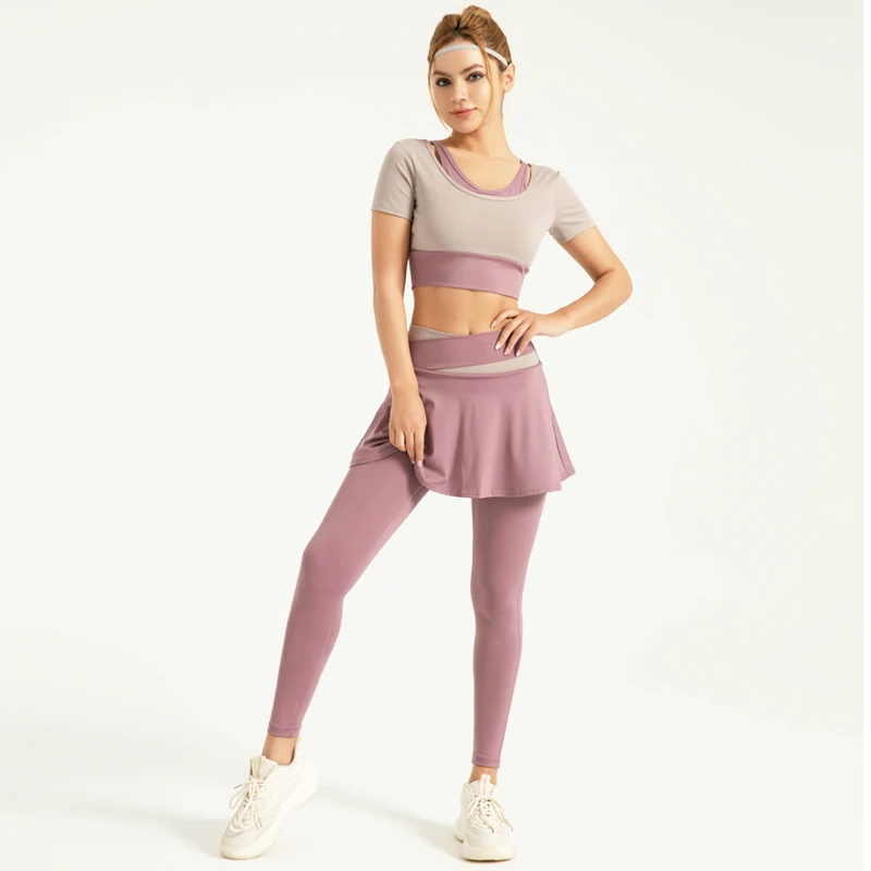 Pilates Yoga Morning - 2 pçs feminino ginásio yoga tênis
