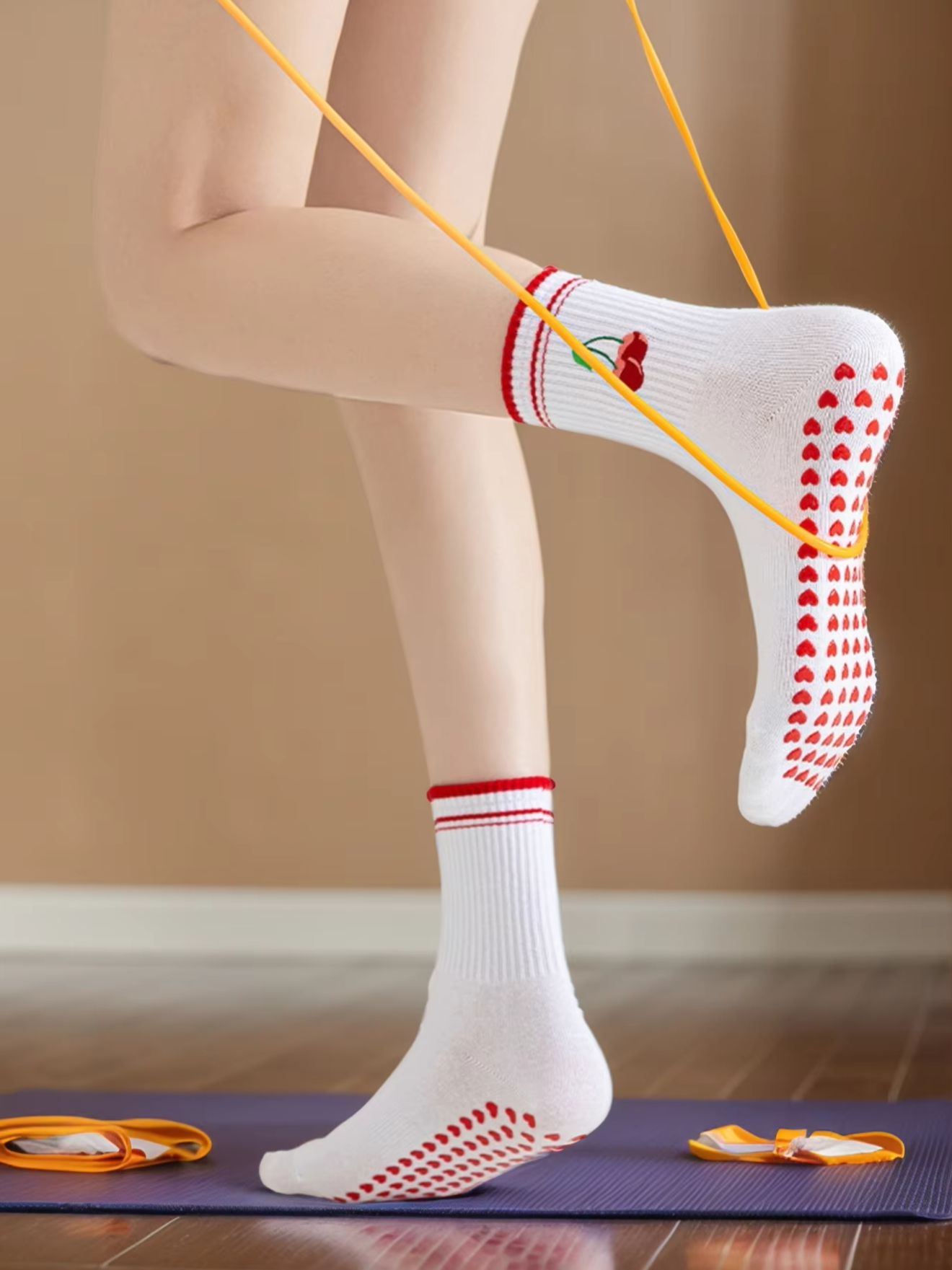 Fitness Yoga Pilates - 1 Par de Meias de Yoga