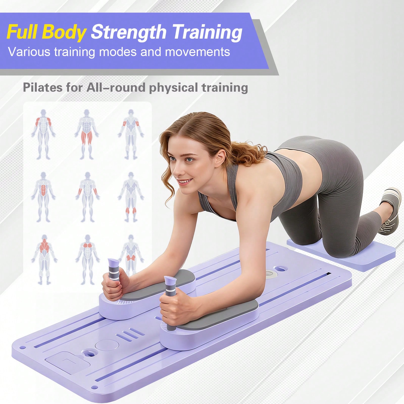 Reformer de Pilates com Barra, - Pilates & Yoga Reversible Mockneck Sweatshirt avaliação e preço