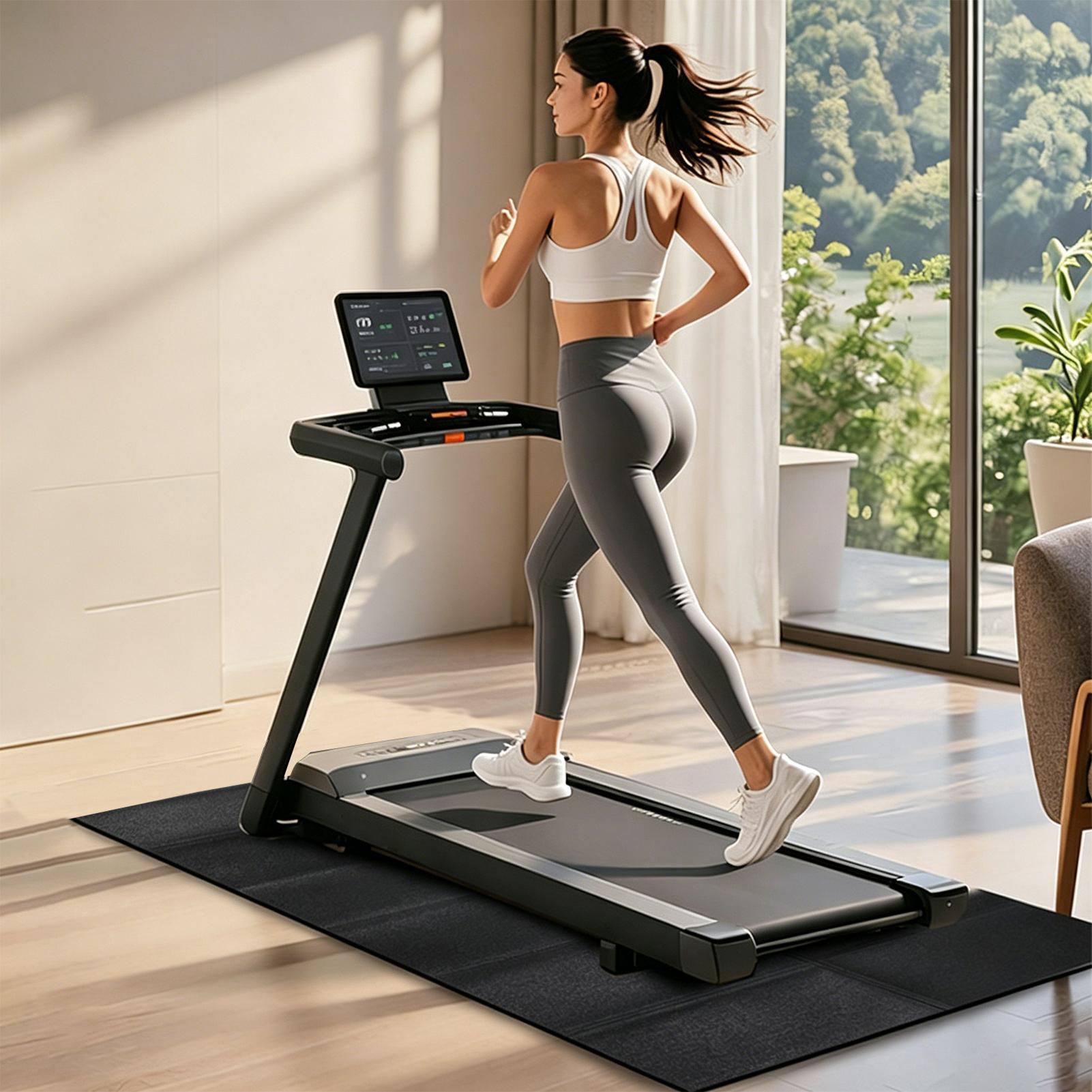 Tapete para esteira, absorvent - Fitness Yoga Pilates avaliação e preço