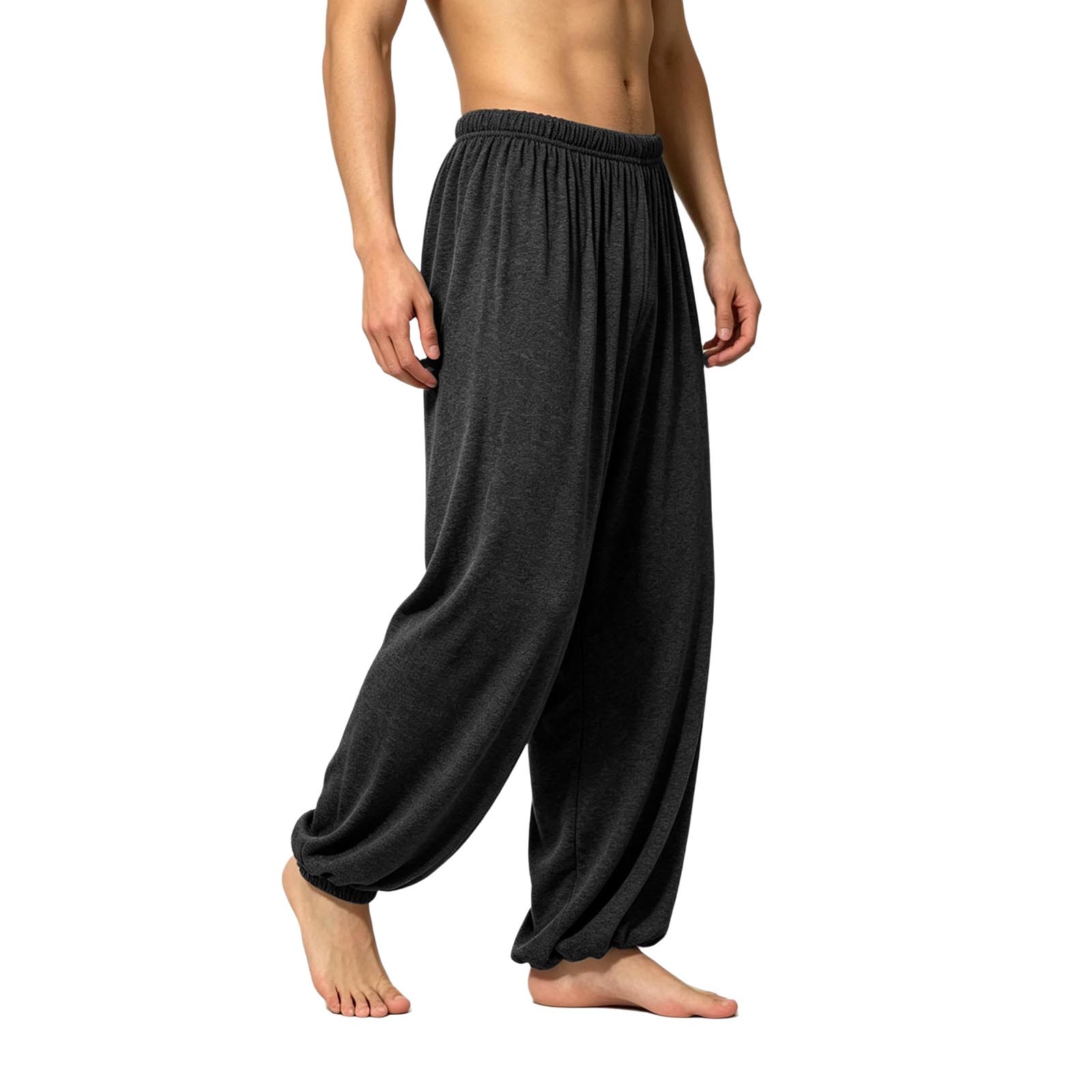 Calças de ioga masculinas com  - Pilates Yoga Morning avaliação e preço
