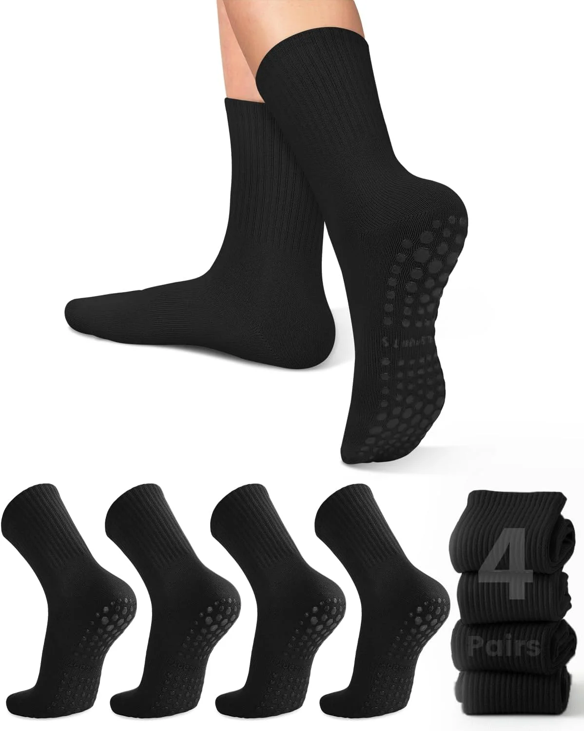 4 pares de meias femininas par - Pilates & Yoga Reversible Mockneck Sweatshirt avaliação e preço
