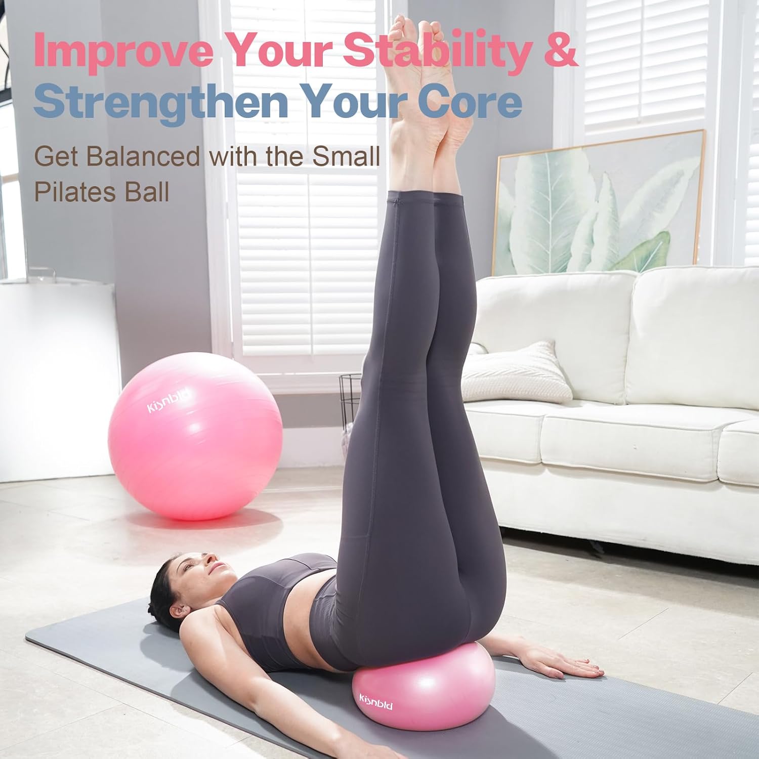 Bola de Exercício Pequena, Bol - Pilates Yoga Workout At Home avaliação e preço