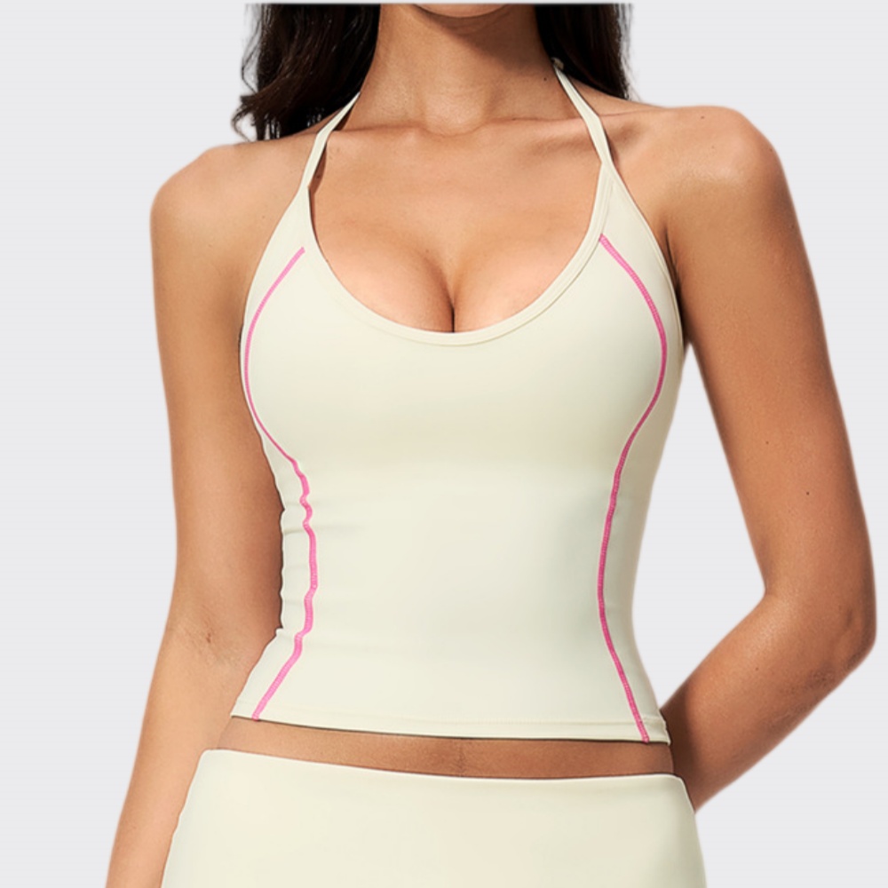 Top de Yoga Halter para Mulher - Pilates Yoga Clothes avaliação e preço