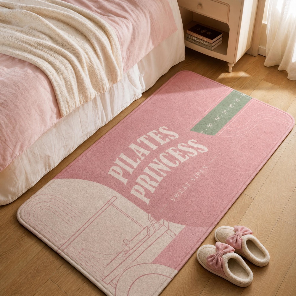 Tapete Retangular de Flanela M - Pilates Yoga Garage avaliação e preço